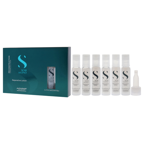 Semi Di Lino Reconstruction Reparative Lotion by Alfaparf Milano 6 x 0.44 oz - Picture 4 of 4